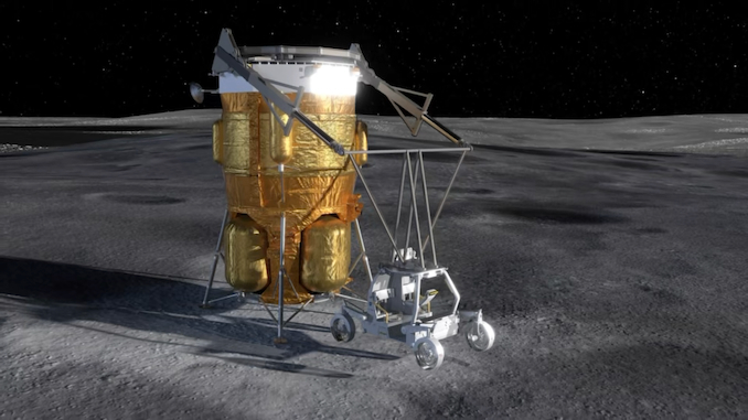 Blue Origin Blue Moon CLV-1 Lunar Terrain Vehicle