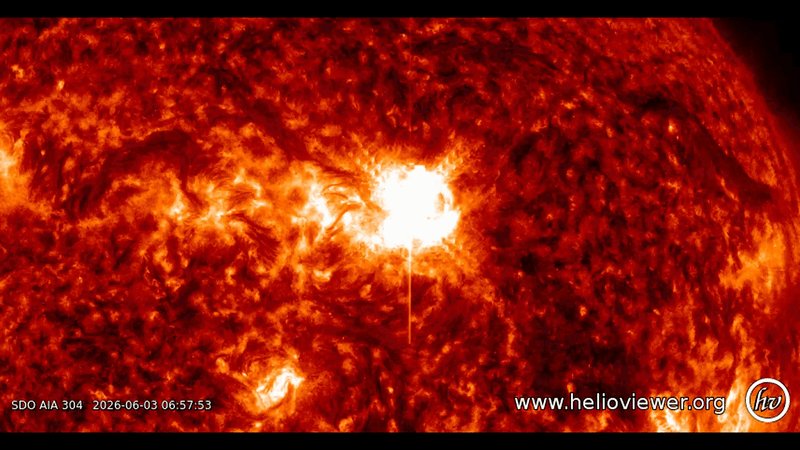 Sunspot region AR4455 captured by NASA's Solar Dynamics Observatory