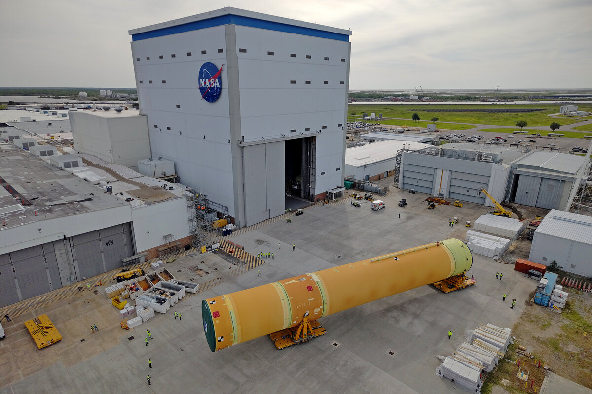 NASA Rolls Out Artemis III SLS Core Stage for Moon Mission
