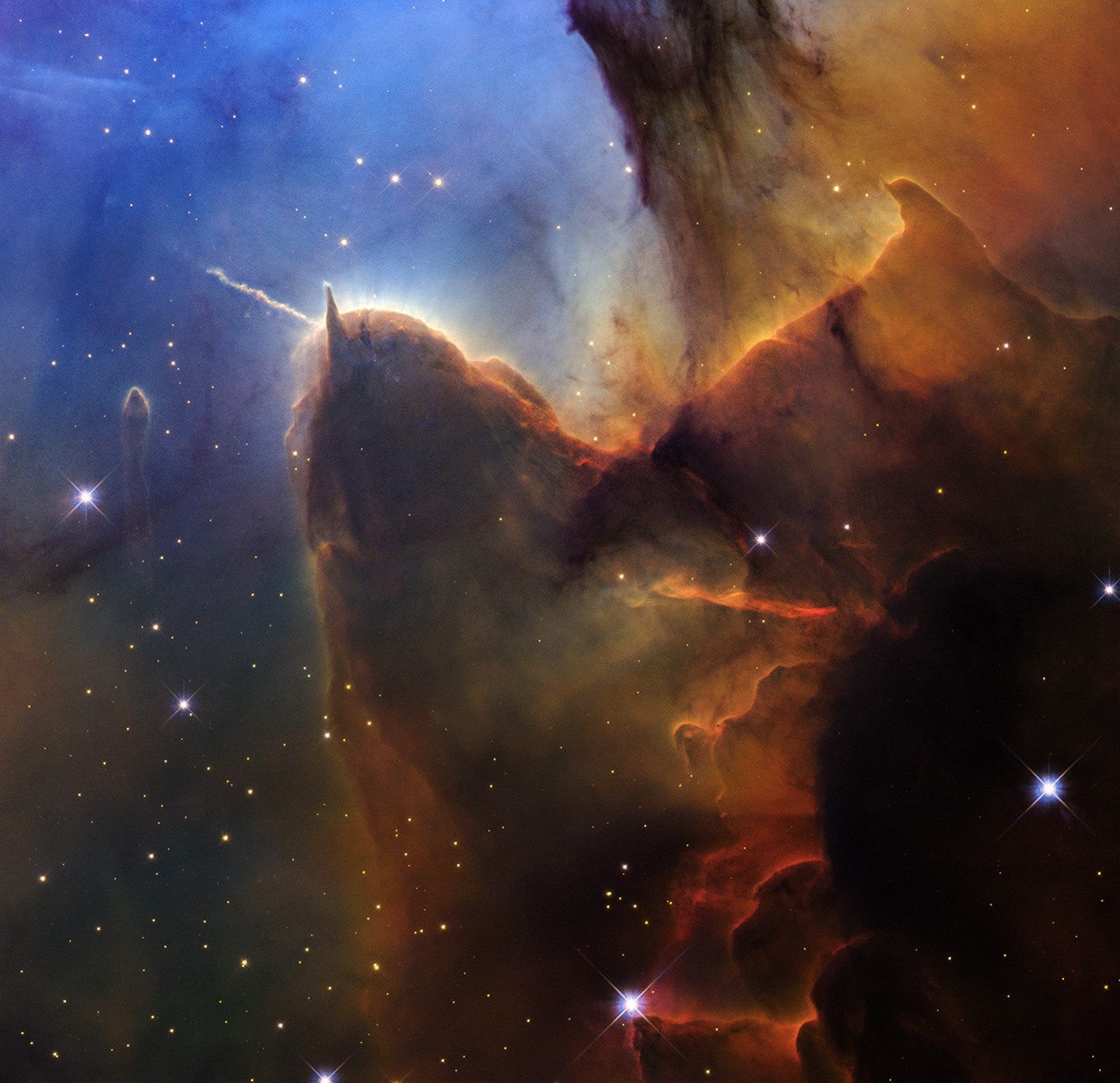 NASA Hubble Telescope Releases New Image of Trifid Nebula for 36th Launch Anniversary