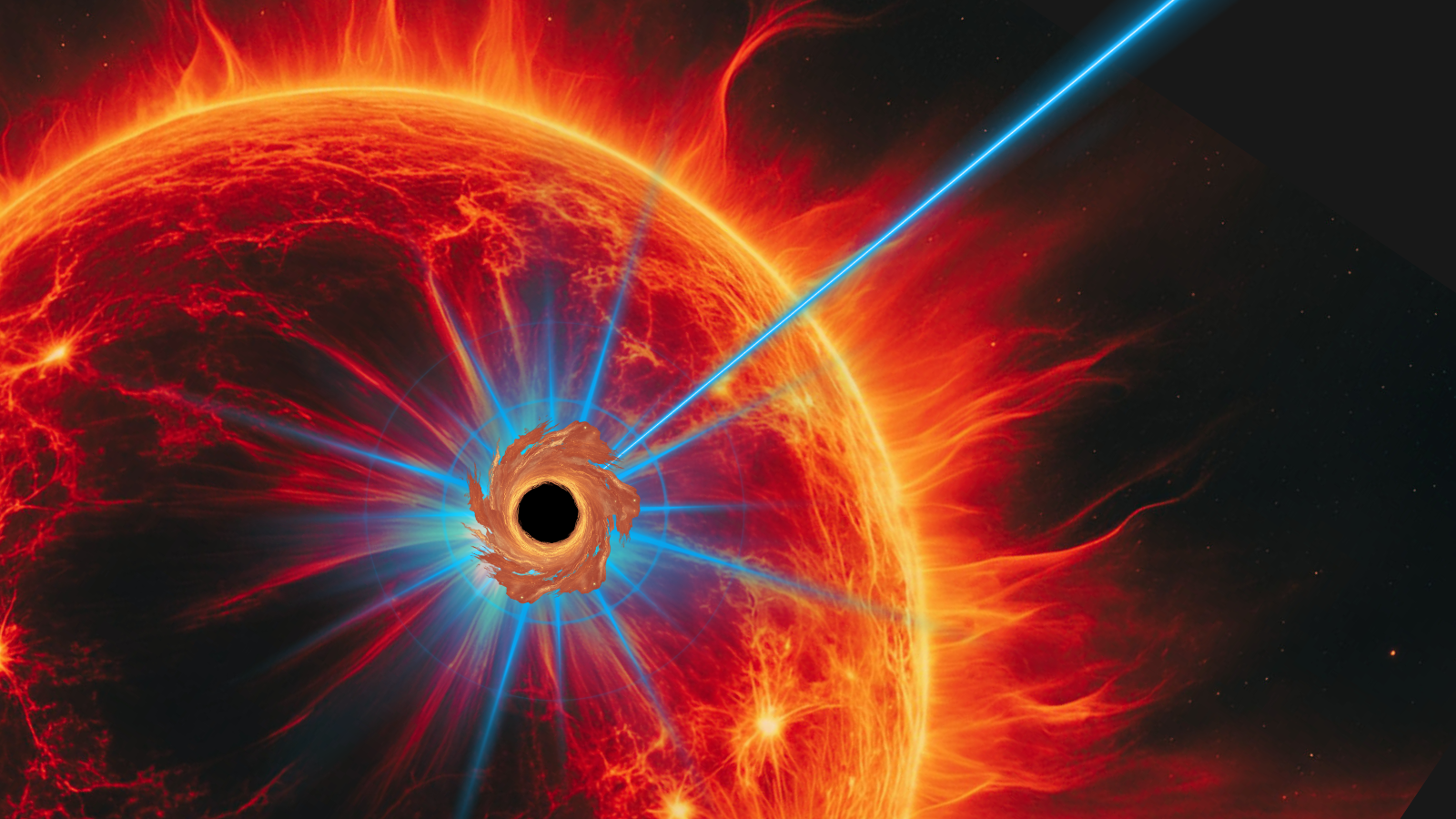 Black Holes Slamming into Wolf-Rayet Stars May Explain the Universe's Most Mysterious Blue Flashes