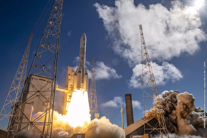 Ariane 6 Flies Four-Booster Configuration for First Time, Delivers Heaviest Ariane Payload Ever